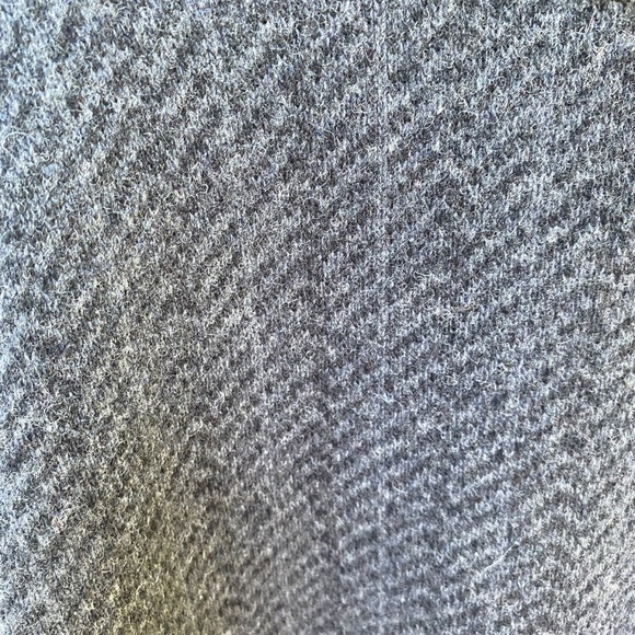 Lorenzo Magni Italy Wool Sweater Size Large Light & Dark Gray Stripes Crew Neck - Picture 10 of 12